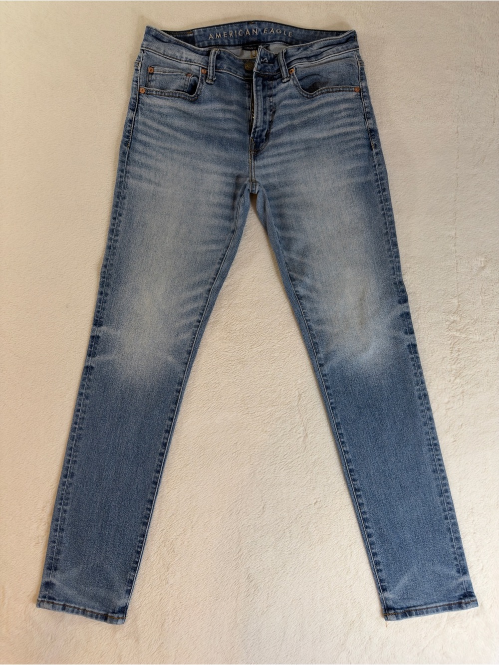 American Eagle AirFlex+ Athletic Skinny Jeans Men’s 31x32 Light Wash ITEM2611